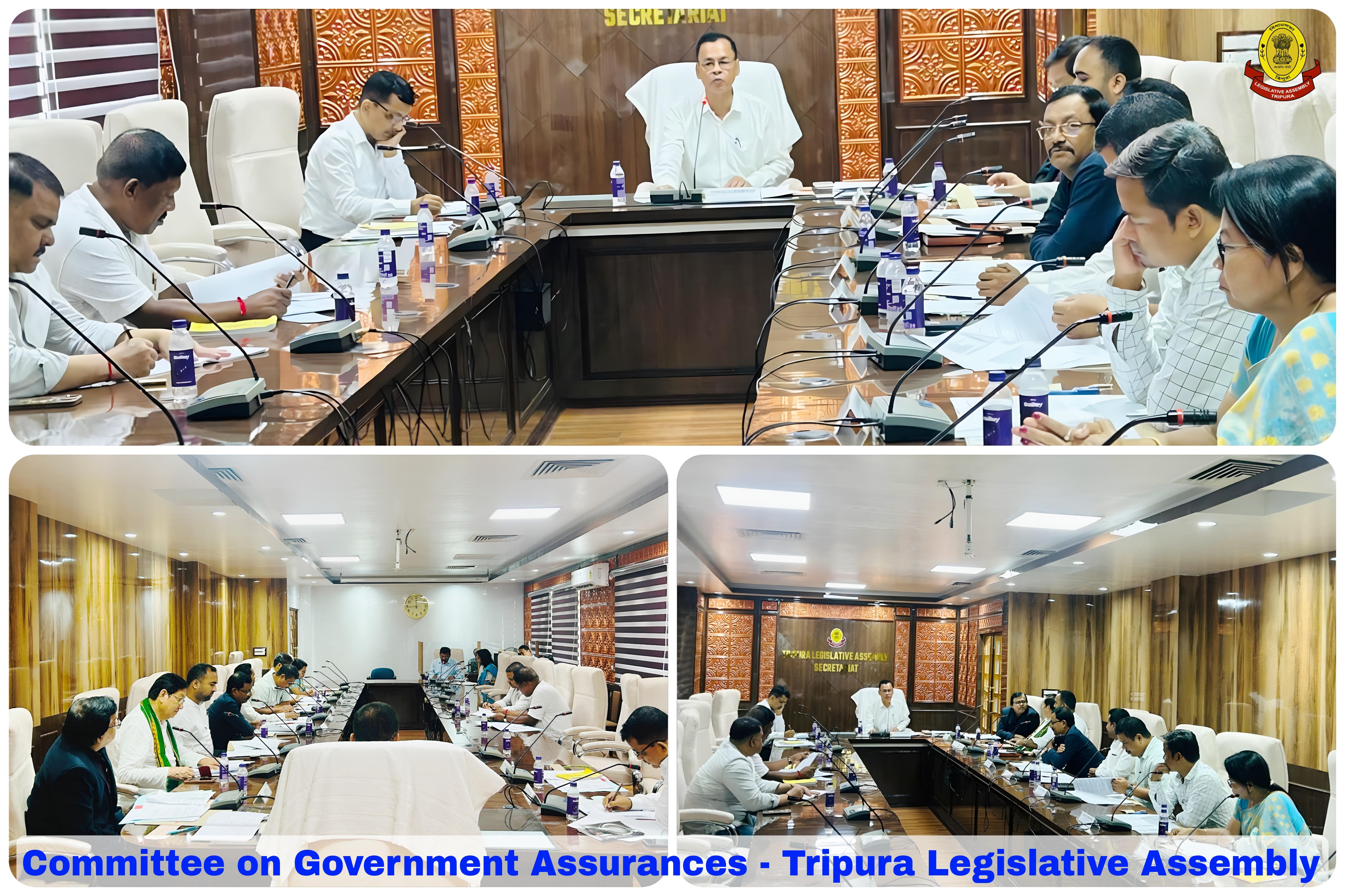 Meeting of the Committee on Government Assurances of the Tripura Legis...